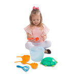 Ocean themed octopus whisk and crab spoon sand toys