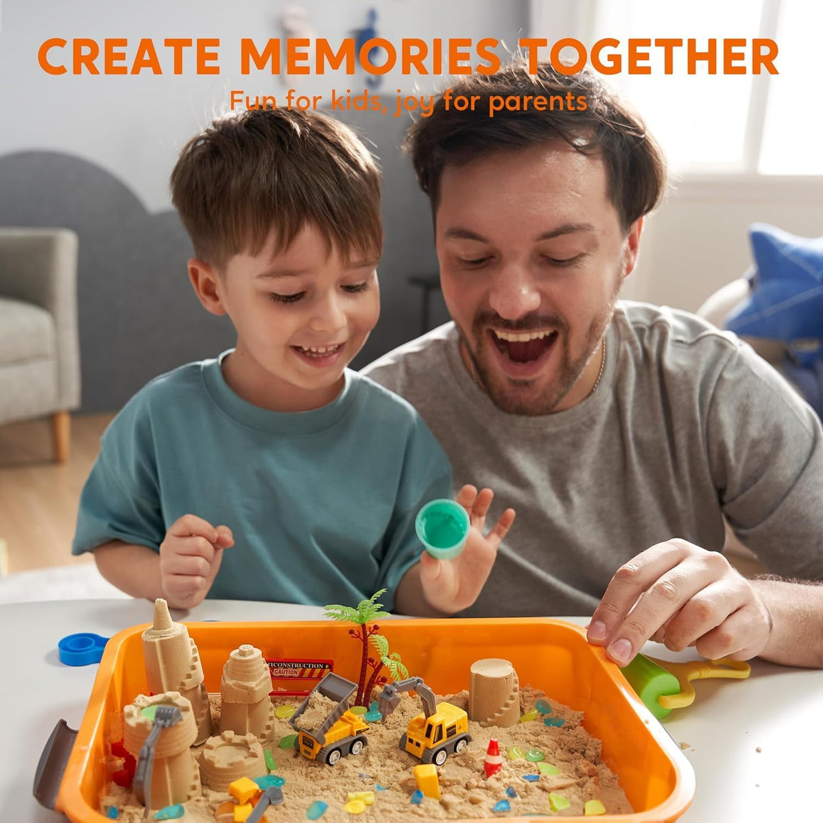 Preschool child engaging with sensory bin activities