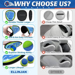 Ellinjan toss and catch game components including mesh storage bag