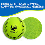 Youth athlete using Phinix foam softball for fielding practice