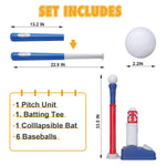 Storage features of EagleStone baseball training set
