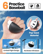 Four durable throw-down bases included in the set