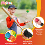 Neon colored practice sports balls assortment in vibrant colors