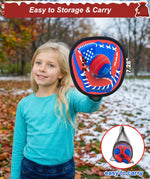Qrooper toss and catch game with included storage bag