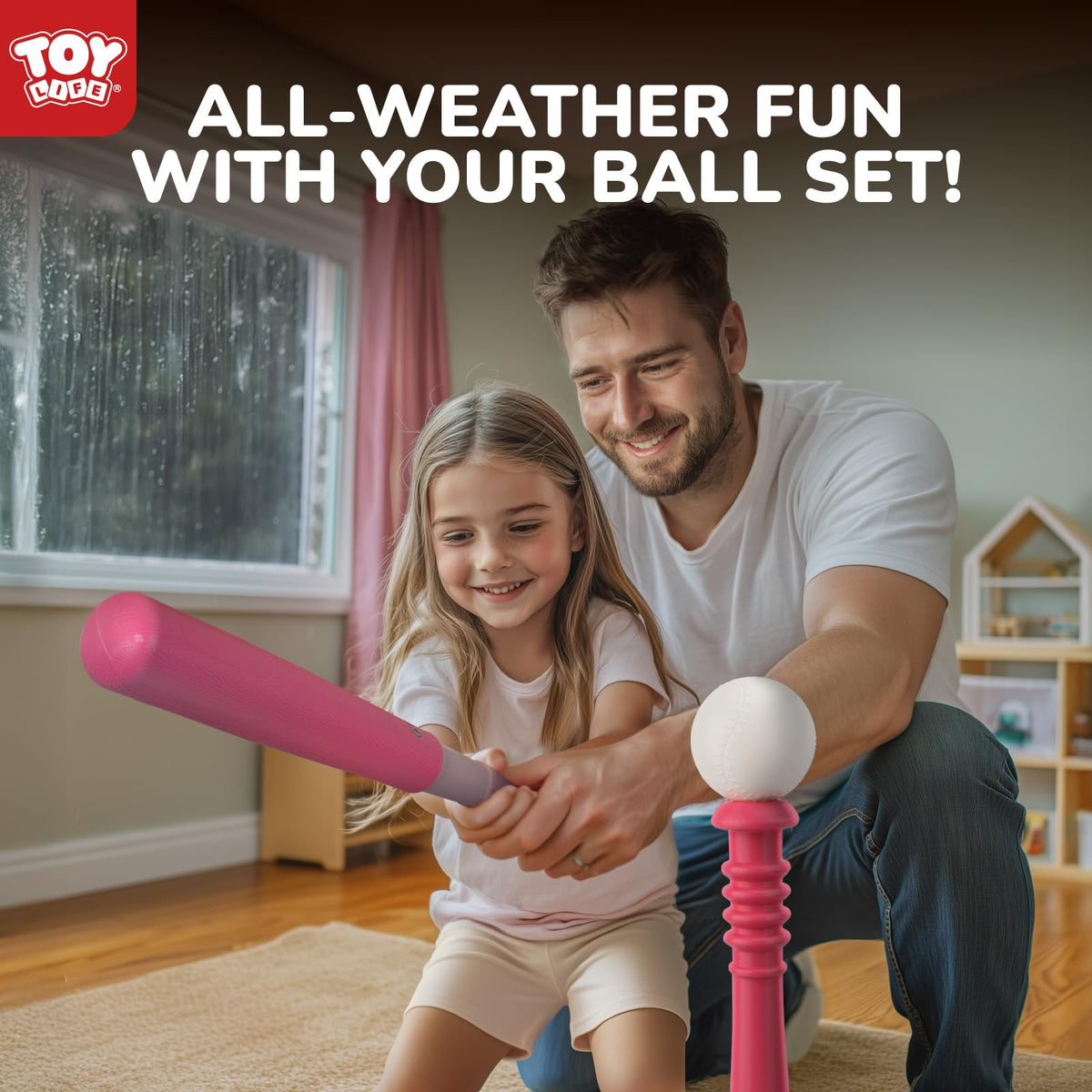 Toy Life T Ball Set packaging for indoor and outdoor sports