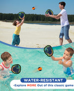 Full set of 4 paddles and 4 balls with storage bag