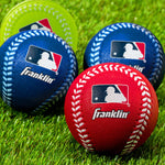 Franklin Sports foam baseballs indoor practice setup