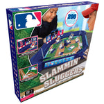 Close up of manual magnetic pitching control system on baseball game