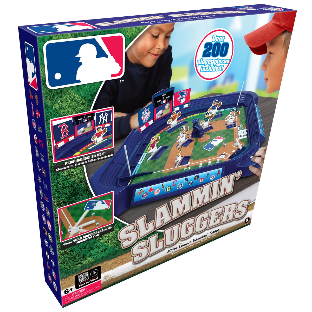 Close up of manual magnetic pitching control system on baseball game