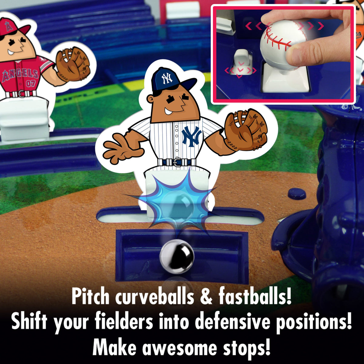 Scoreboard display on the Merchant Ambassador baseball board game
