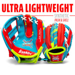 Franklin Sports tee ball glove and soft foam ball set
