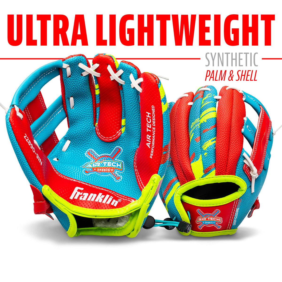 Franklin Sports tee ball glove and soft foam ball set