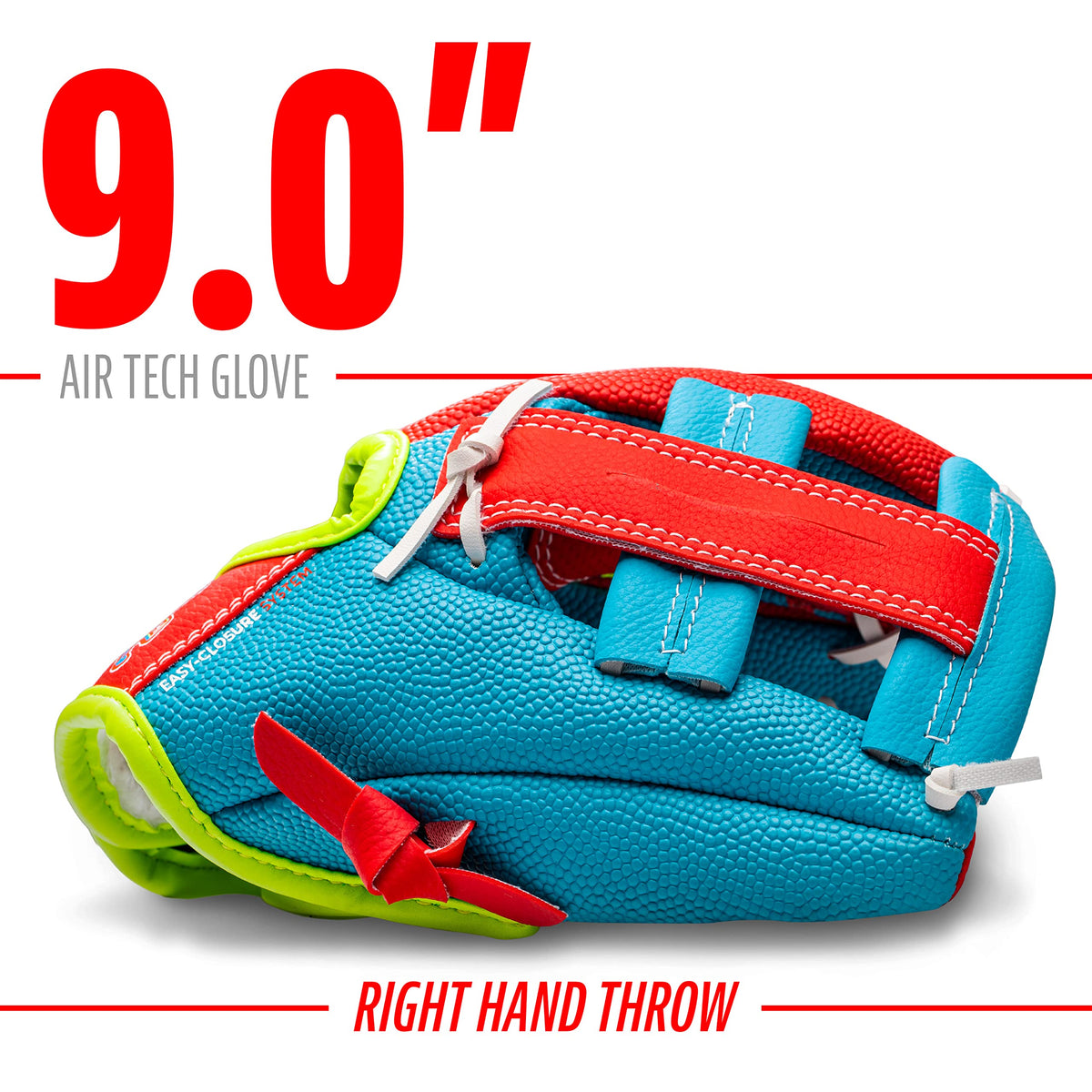 Child practicing with Franklin Sports Air Tech baseball mitt