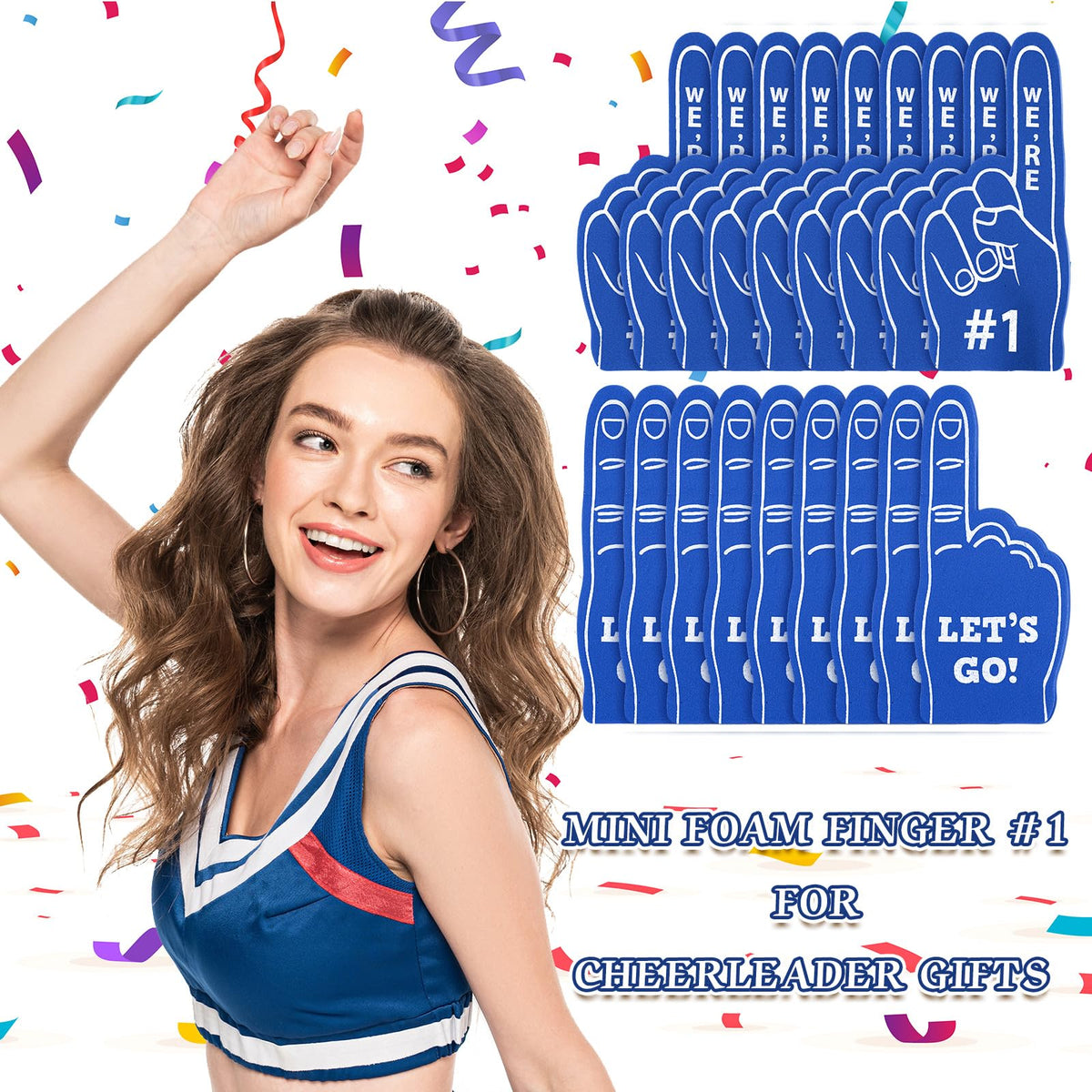 Collection of EVA foam sports cheering fingers