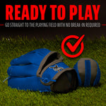 Back view of Franklin Sports youth baseball mitt showing comfort fit