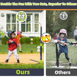 Close up of Surelect automatic baseball launcher mechanism for toddlers