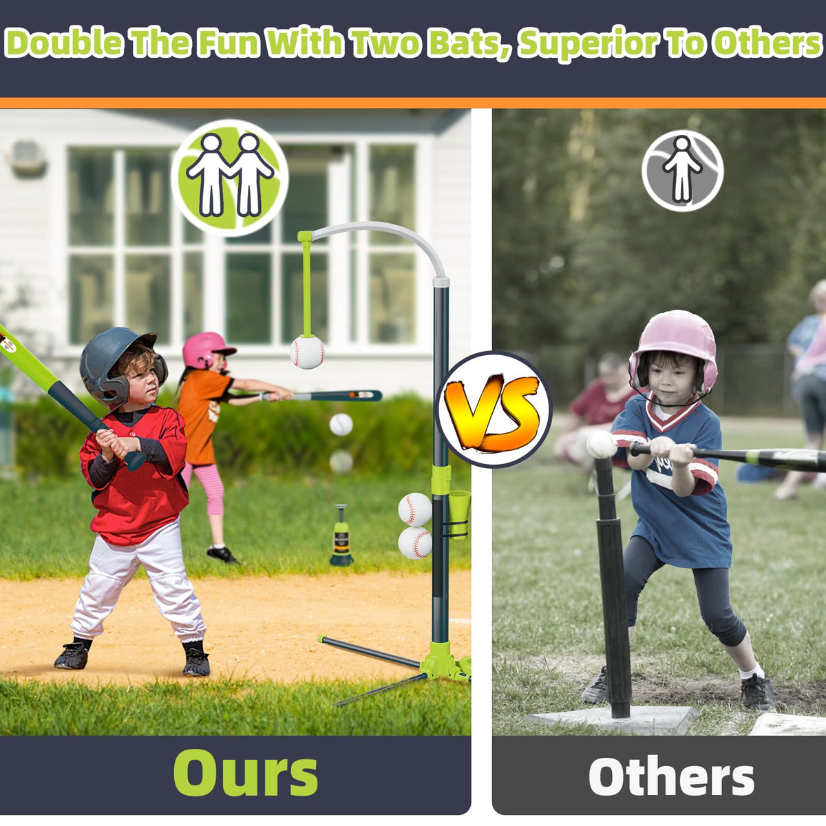 Close up of Surelect automatic baseball launcher mechanism for toddlers