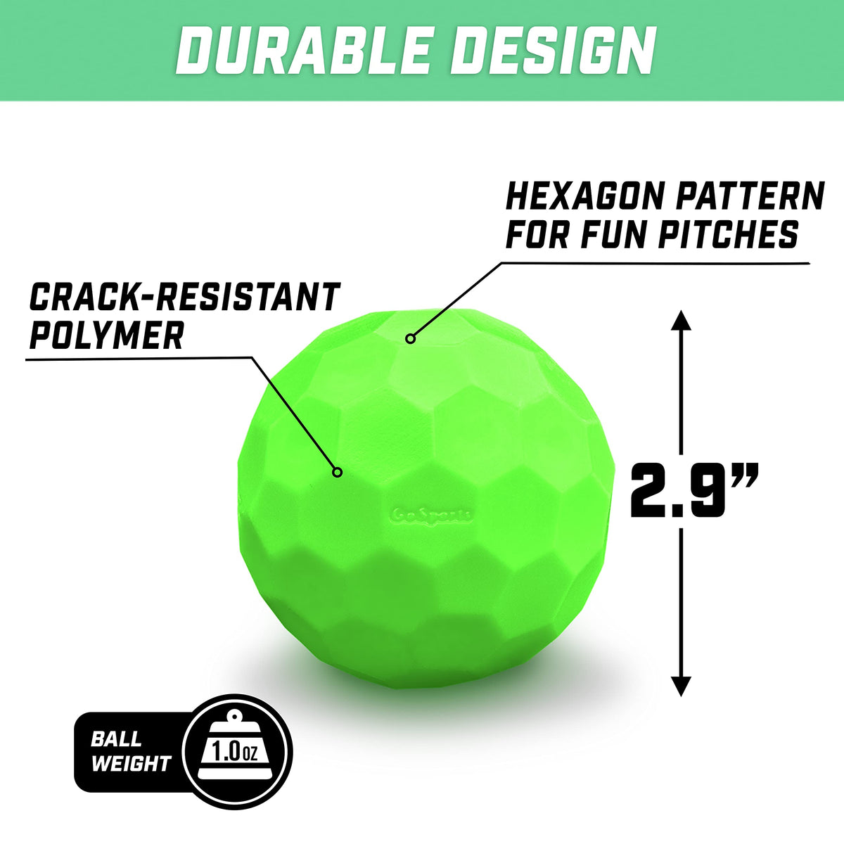 Backyard player throwing GoSports LotBall plastic baseball