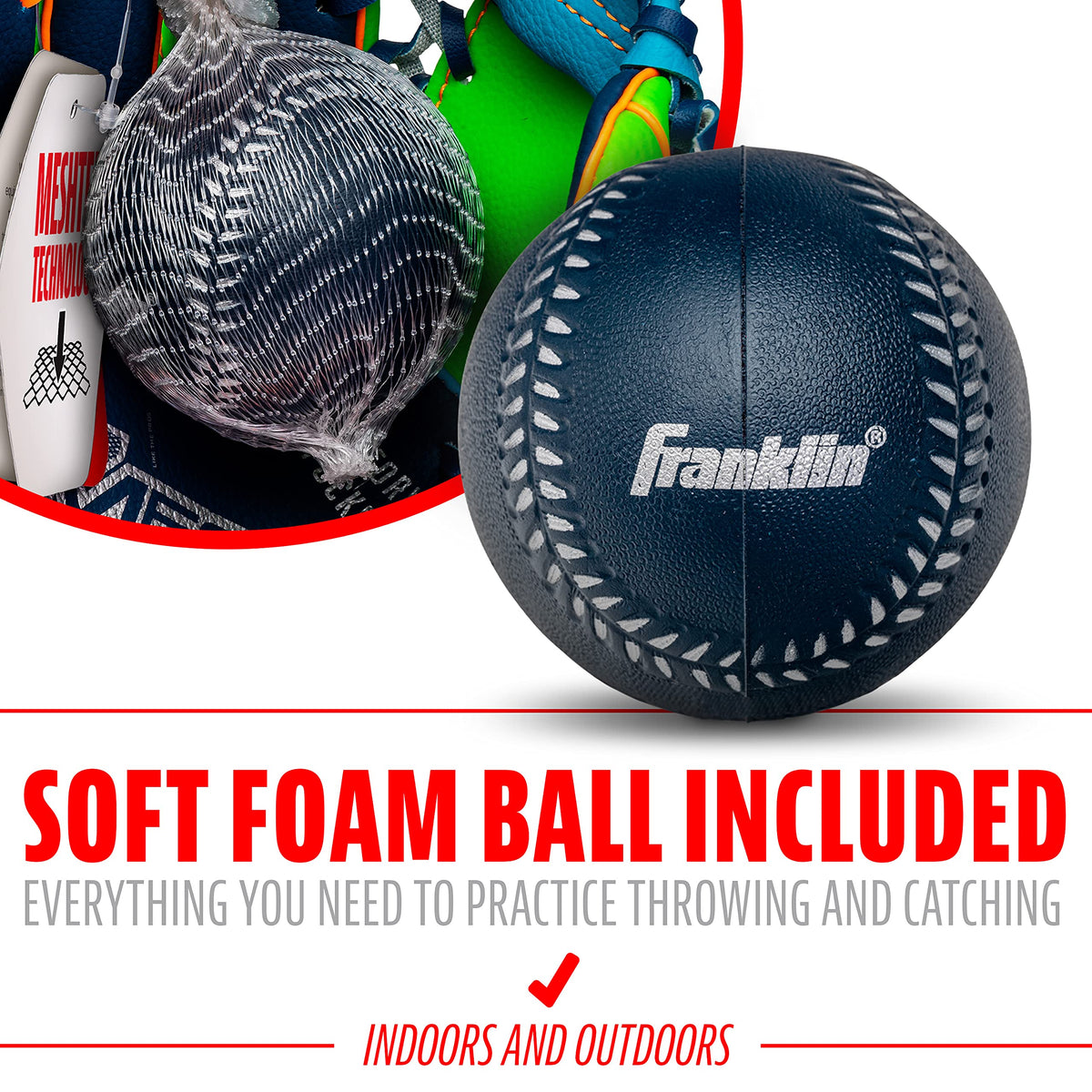 Franklin Sports beginner baseball set for backyard play