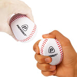 Packgout polyurethane foam practice baseballs close up