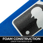 Child practicing baseball swing with Franklin foam bat