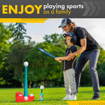Child practicing with Tomleon toddler baseball bat