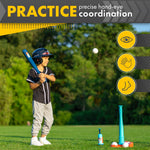 Full set contents of Tomleon T-ball and pitching machine