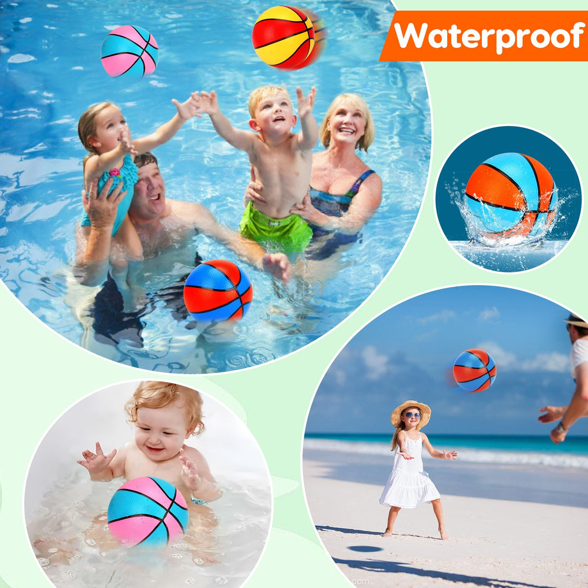 Qirptey size 3 basketballs used for indoor hoop play