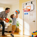Manual air pump included with Qirptey basketball set