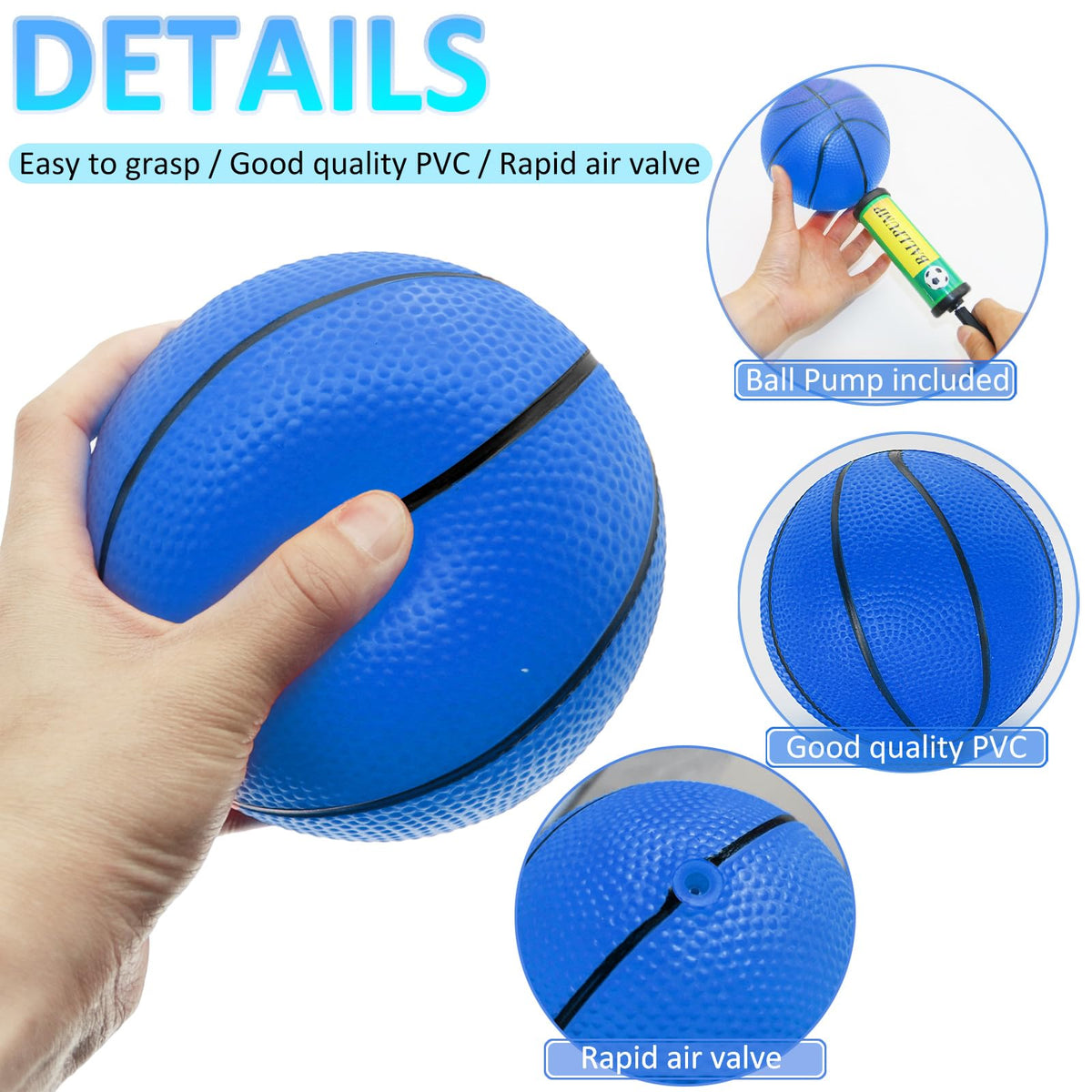 Oleitodh small basketballs used for over the door hoop game