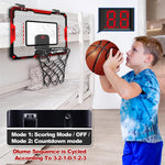 Gmaophy mini basketball hoop set with three balls and pump