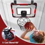 Kids playing with Gmaophy over the door basketball set