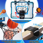 Electronic scoreboard detail on Gmaophy mini basketball hoop