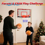EagleStone mini hoop being used for indoor recreation