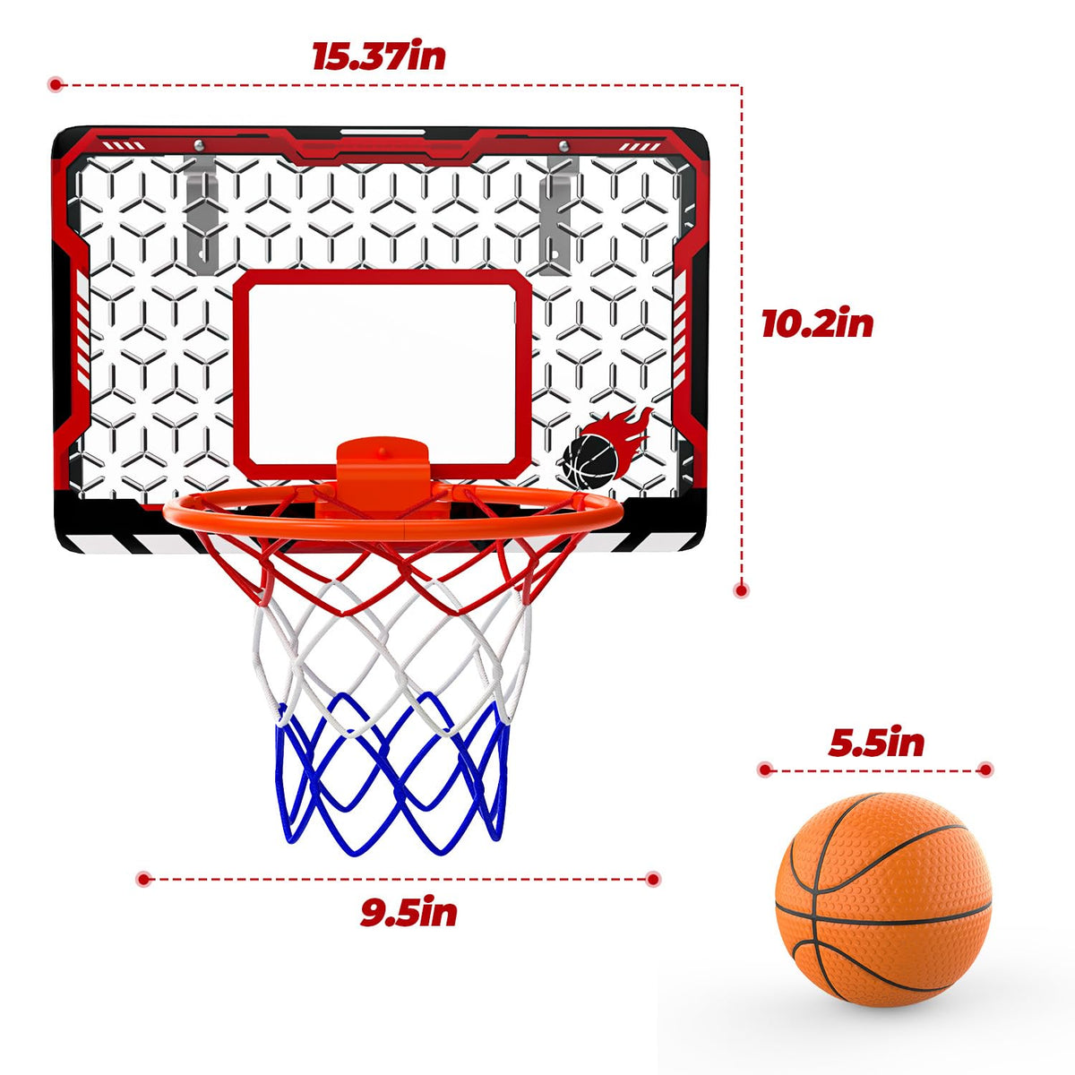 Detailed view of EagleStone hoop assembly and padding