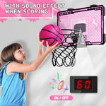 Kaisasa basketball hoop showing electronic LED scoreboard