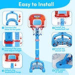 Full Pjg sports set including four balls and pump