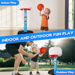 Aokesi basketball hoop set with pump and soft balls