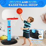 Aokesi toddler basketball hoop height adjustment detail