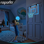 Ropoda indoor basketball hoop set with 4 balls and pump