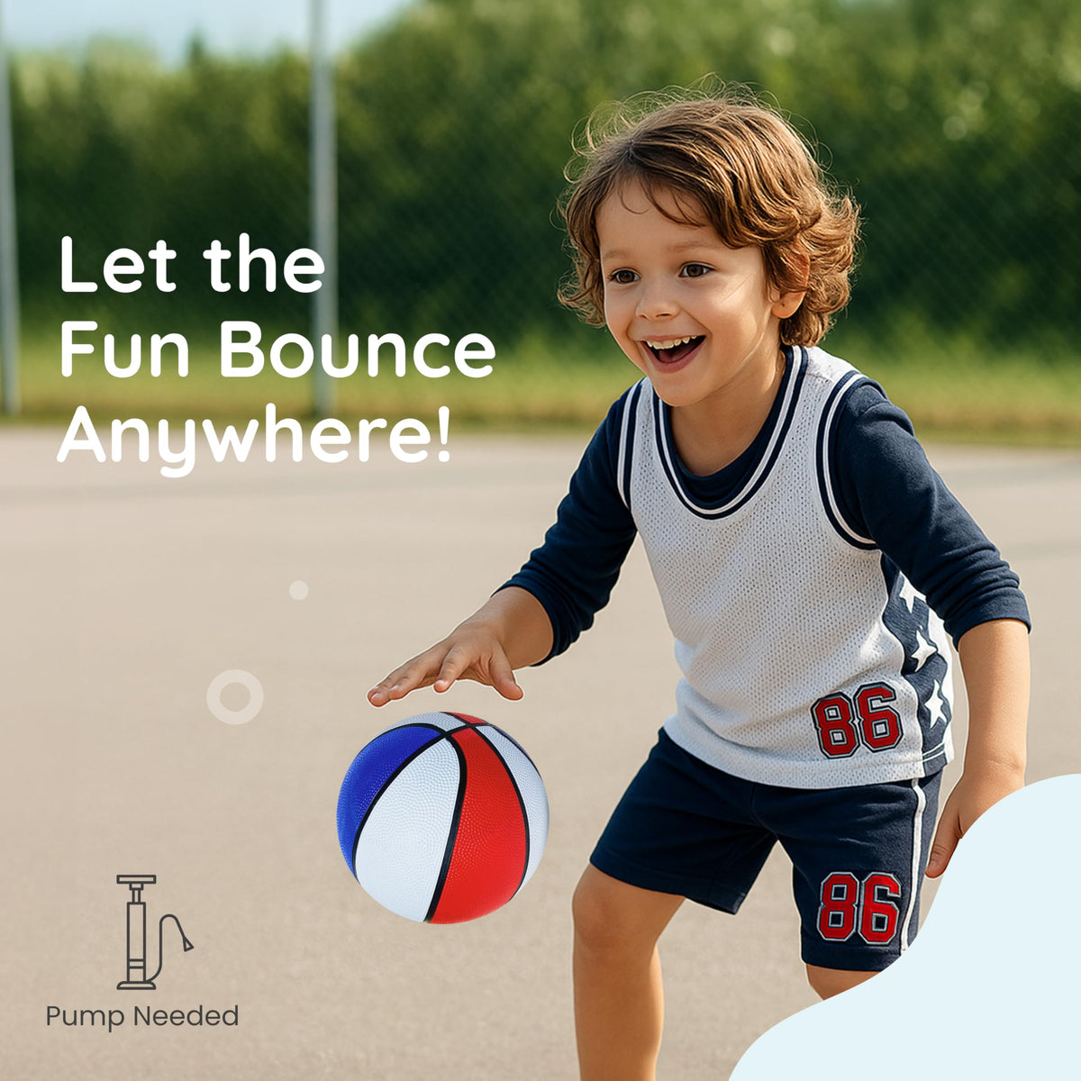 Botabee mini basketballs showing anti-slip grip texture