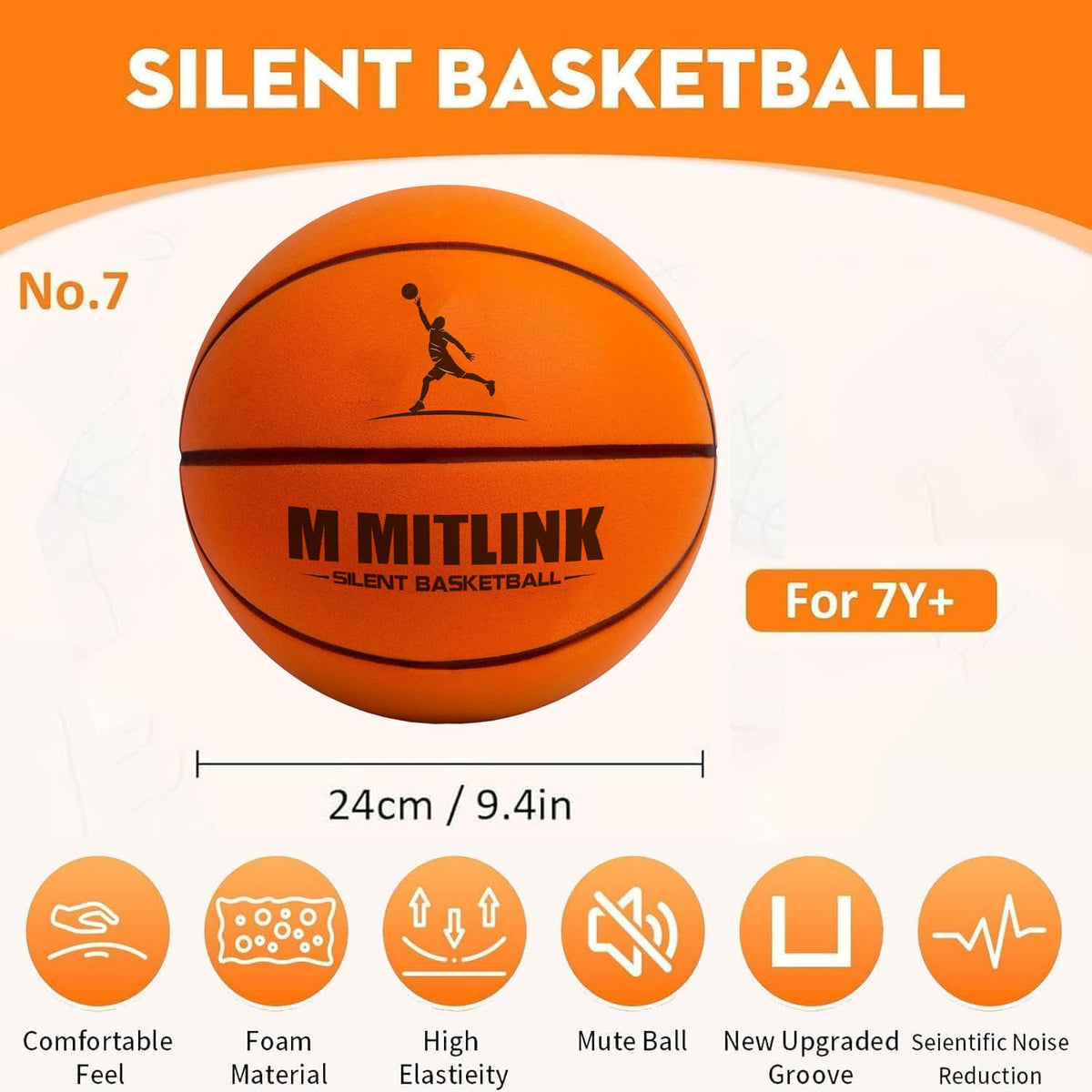 Comparison of M Mitlink basketball size 7 for training