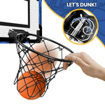 Qdragon mini hoop mounted on office bedroom door