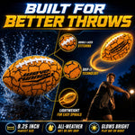 Wave Runner LED football package contents including the hand pump and inflation needle