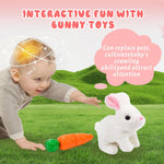 Suq realistic rabbit toy with moving ears and nose
