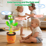 Soft plush texture of Qularlans musical cactus toy