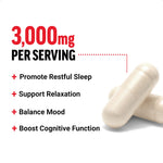 Force Factor Glycine vegetable capsules bottle label