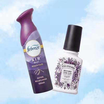 Febreze and Poo-Pourri air fresheners — USA household brands at Dropy India