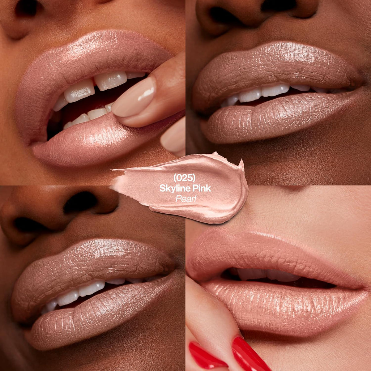 Revlon Super Lustrous Lipstick, Creamy Formula For Soft, Fuller-Looking Lips, Moisturized Feel, 025 Sky Line Pink, 0.15 oz