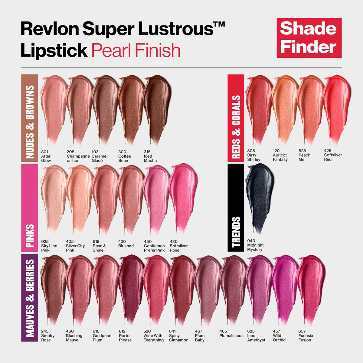 Revlon Super Lustrous Lipstick, Creamy Formula For Soft, Fuller-Looking Lips, Moisturized Feel, 025 Sky Line Pink, 0.15 oz